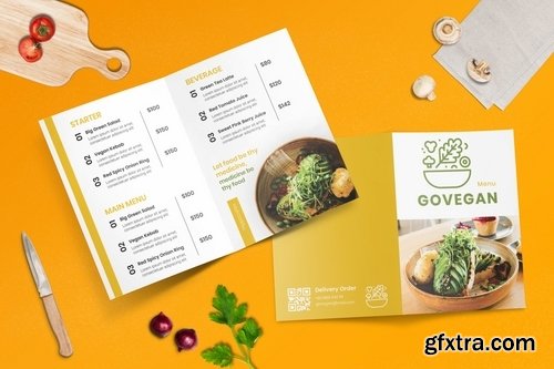 Bifold Restaurant Menu Template