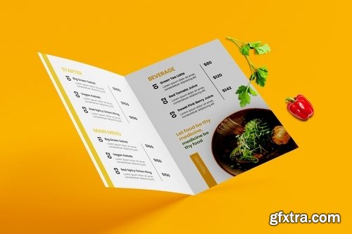 Bifold Restaurant Menu Template