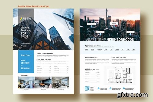 Double Side Real Estate (Apartment Sale) Flyer v11