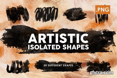 Artistic Isolated Shapes  01