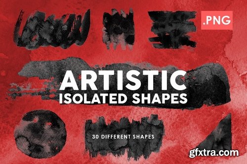 Artistic Isolated Shapes  02