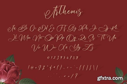 CM - Arthemis Script - Logo Font 3902309