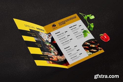 Bifold Restaurant Menu Template