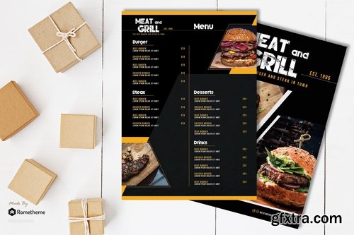 GRILL - Burger Menu Template