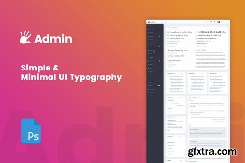 highFive Admin - Typography