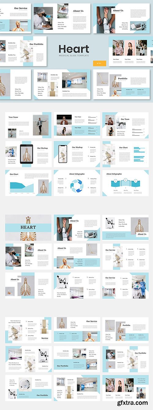 Heart - Medical Powerpoint, Keynote and Google Slides Templates