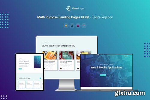 EnterPages - Multi Purpose Landing Pages UI Kit