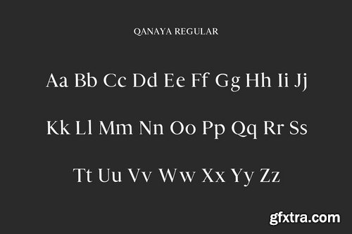 CM - Qanaya Serif Font Family Pack 3908355