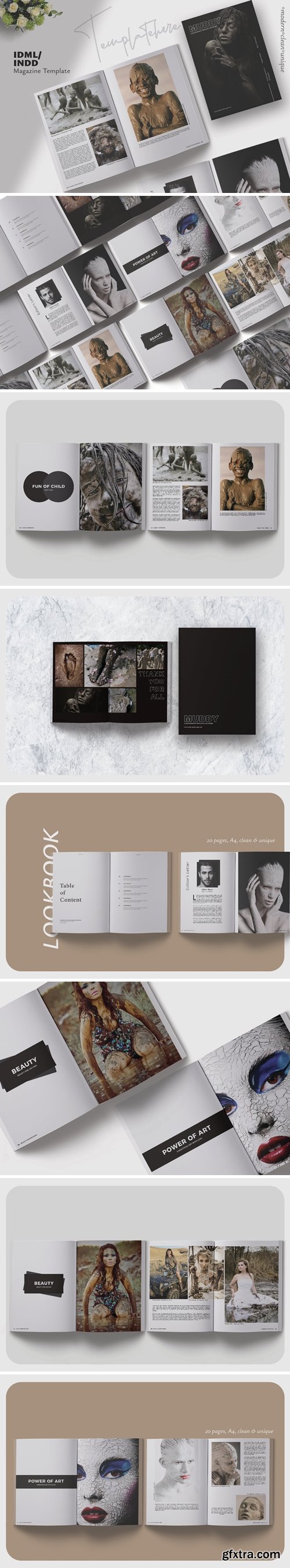 Muddy Photograph Magazine Template