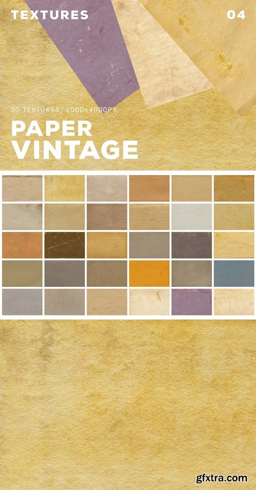 30 Vintage Paper Textures 