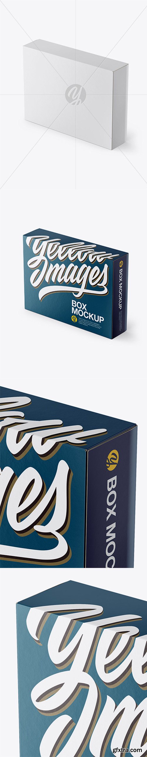 Box Mockup - Half Side View (High Angle Shot) 22357