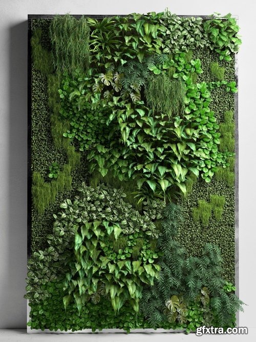 Cgtrader - Vertical Garden 2 3D model