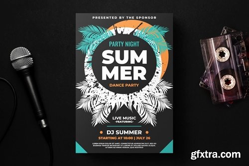 Summer Party Flyer Template