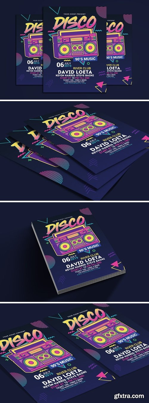 Disco Retro Music Party