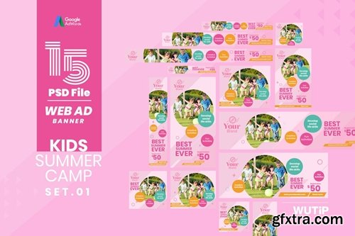 Web Ad Banner-Kids Summer Camp 01