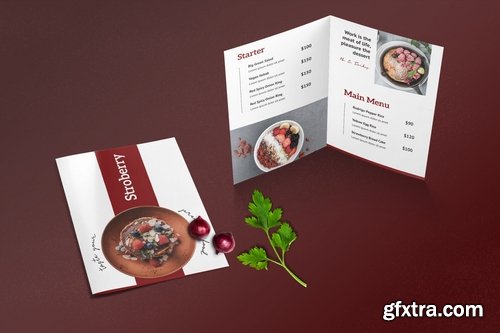 Bifold Restaurant Menu Template