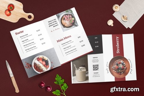 Bifold Restaurant Menu Template