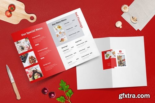 Bifold Restaurant Menu Template