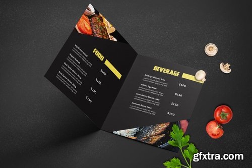 Bifold Restaurant Menu Template