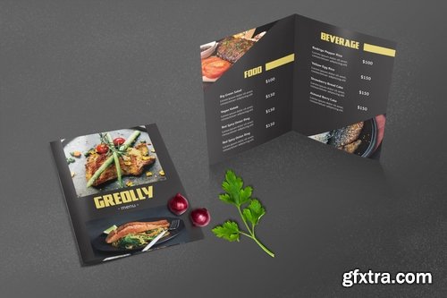 Bifold Restaurant Menu Template