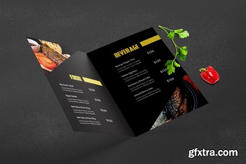 Bifold Restaurant Menu Template