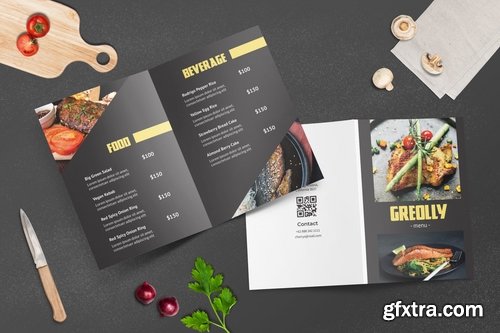 Bifold Restaurant Menu Template