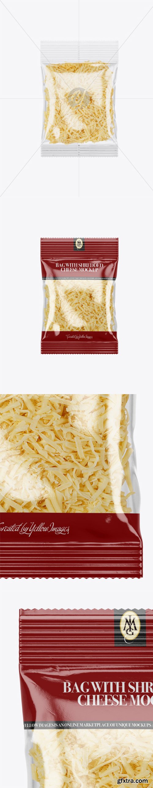 Bag With Shredded Cheese Mockup 34202