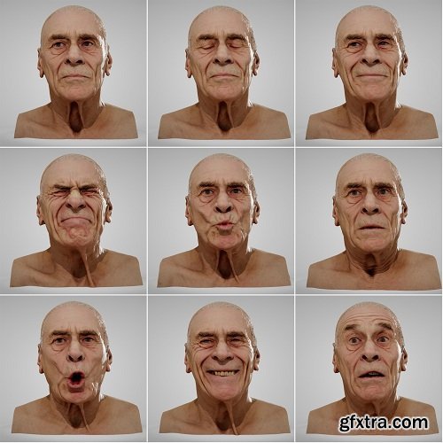 Anatomy360 Male Expression Pack