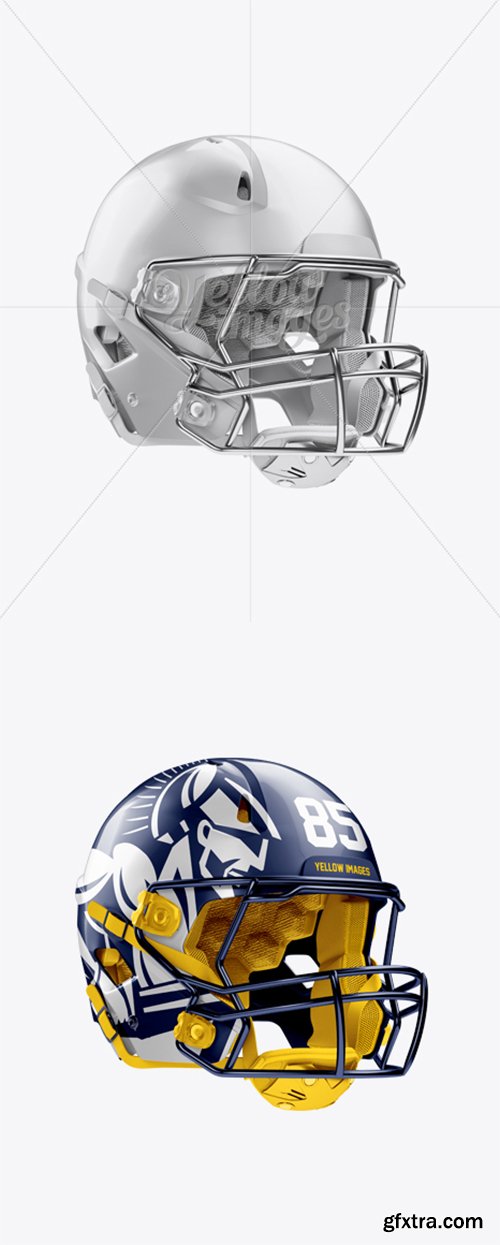 Download American Football Helmet Mockup - Halfside View 11913 » GFxtra