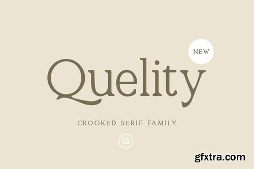 CM - Quelity - Crooked Serif Font 3703370