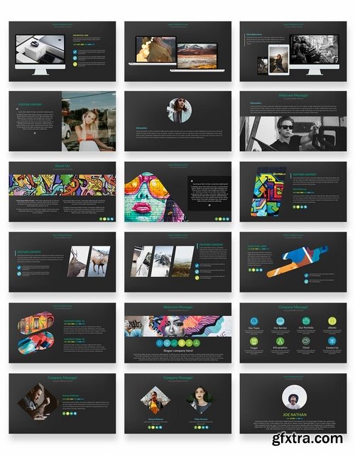 Great Powerpoint  and Keynote Templates