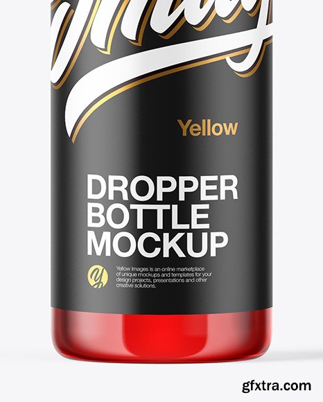 Glass Dropper Bottle Mockup 45909