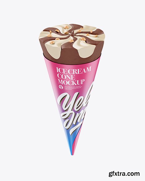 Ice Cream Cone Mockup 25430