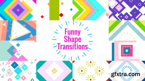 VideoHive Funny Shape Transitions AE 23724856