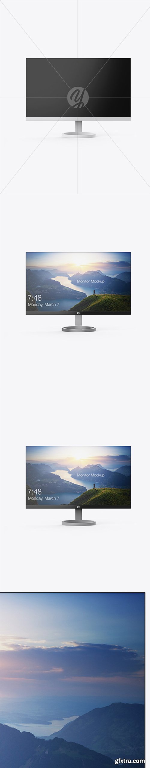 Matte Monitor Mockup 36336