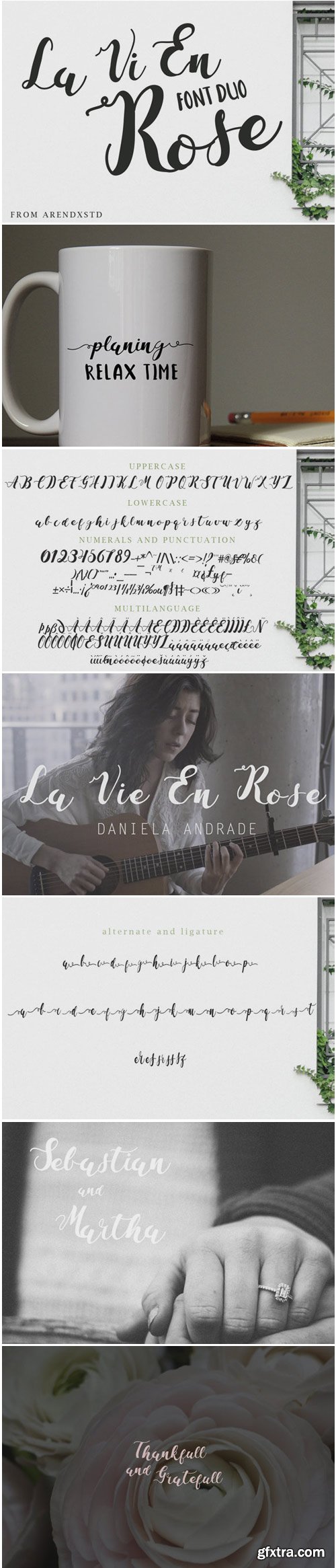 La Vi En Rose Font