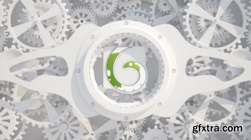 VideoHive White Gears Logo 20118789