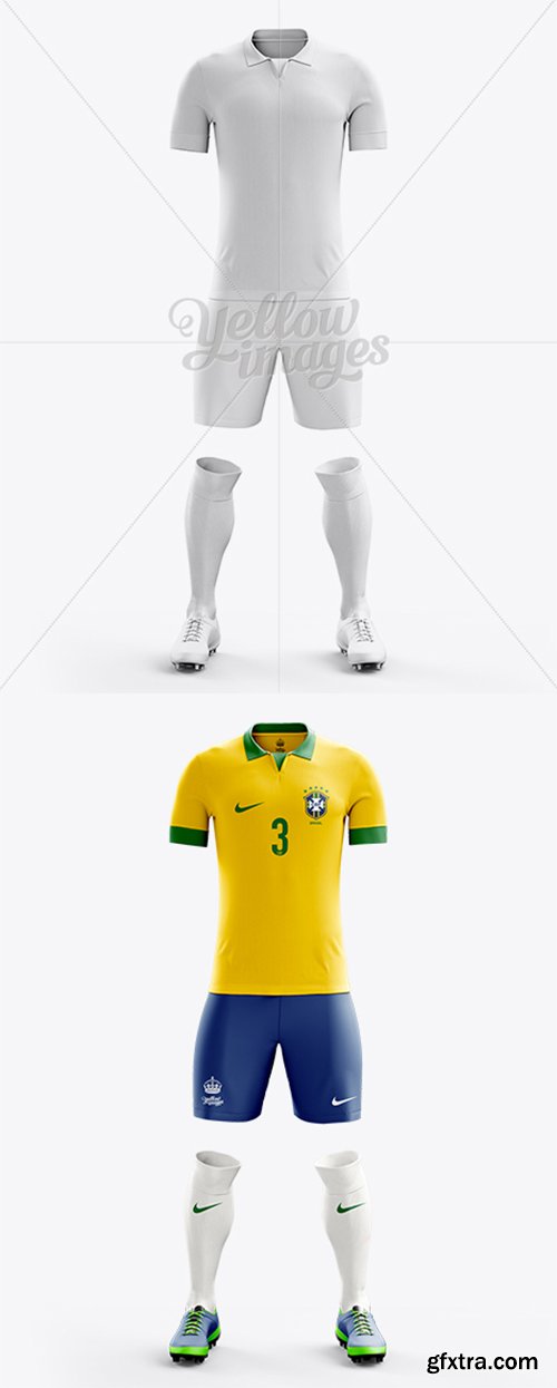 Full Soccer Kit Front View 10435