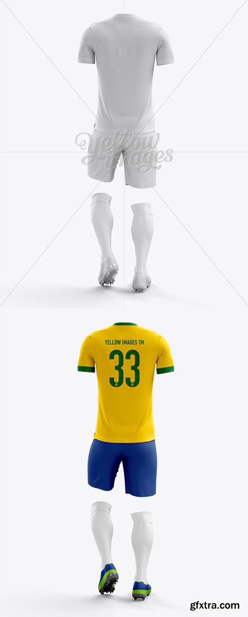 Full Soccer Kit Back View 10440