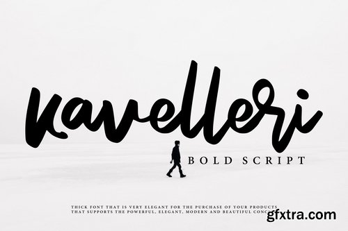 Kavelleri - Brush Font