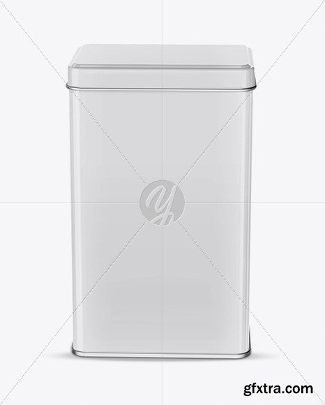 Glossy Tin Can Box Mockup 45745