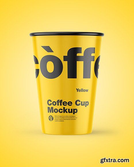 Glossy Coffee Cup Mockup 45932