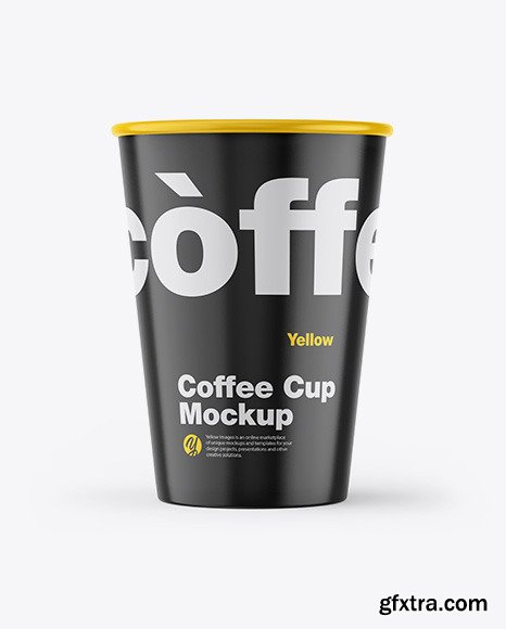 Glossy Coffee Cup Mockup 45932