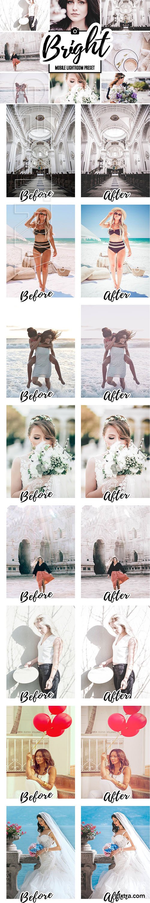 CreativeMarket - BRIGHT Mobile Lightroom Presets 3858483