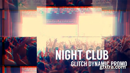 VideoHive Night Club - Glitch Dynamic Promo 11611467