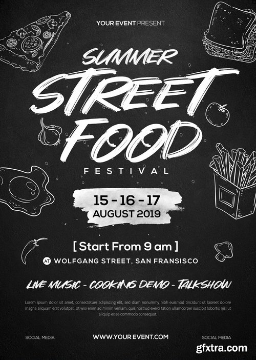 Street Food Festival Flyer