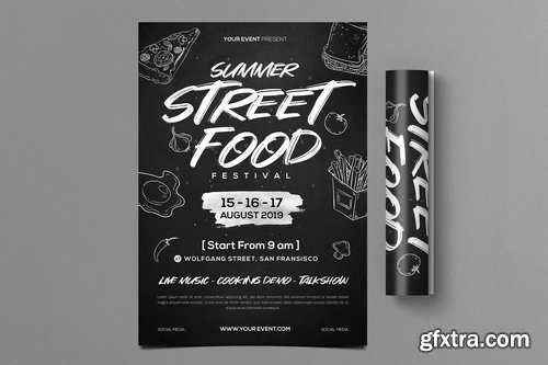 Street Food Festival Flyer