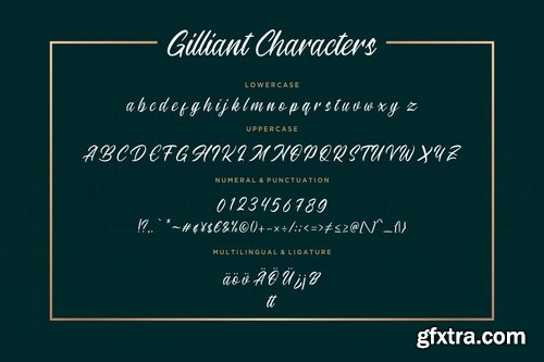 Gilliant Script Typeface