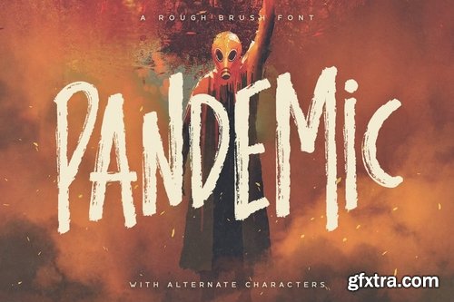 CM - Pandemic - Brush Font 3914590