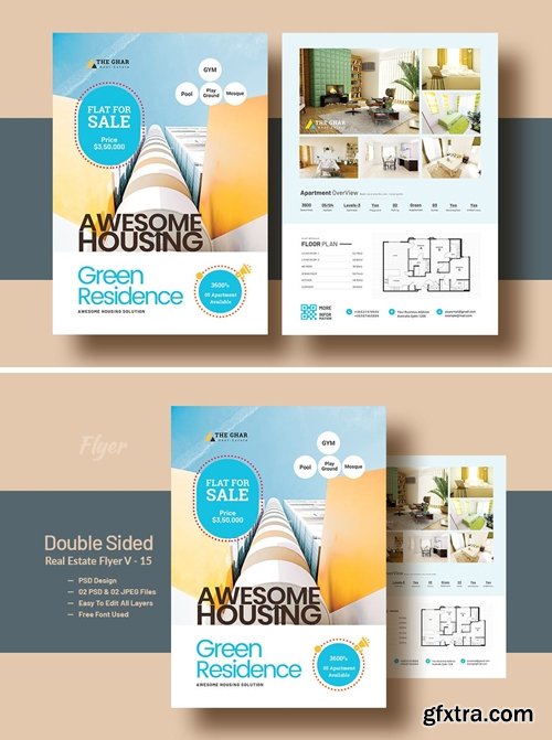 Double Side RealEstate(Apartment Sales) Flyer V-12